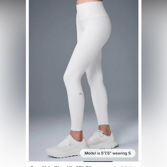 ALO yoga 7/8 High-Waist Airbrush Legging size XXS - Picture 3 of 8